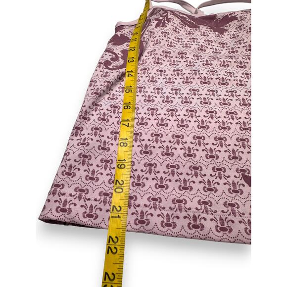 Athleta Pink Floral Crisscross Tank Top W/ Built in Bra Size 34B - Picture 2 of 7